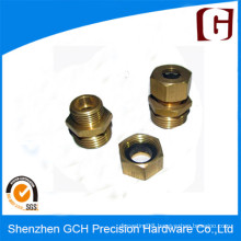 High Precision CNC Screw Rod Part Brass Machining